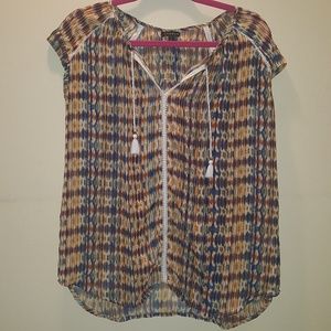 Sheer Patterened Top